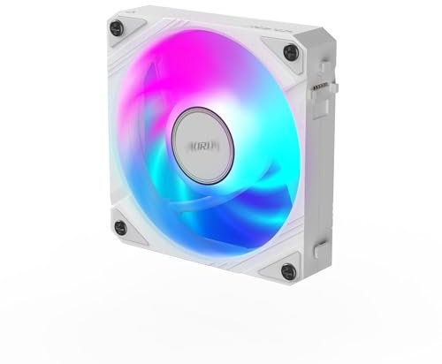 AORUS EZ Chain Fan 120 ICE, 120mm Hydro Dynamic Bearing ARGB Computer Case Fan
