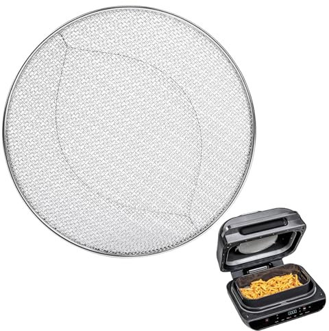 Stainless Steel Splatter Shield for Ninja Foodi Max AG551UK, Indoor Grill Accessories Reusable Ninja Air Fryer Accessories
