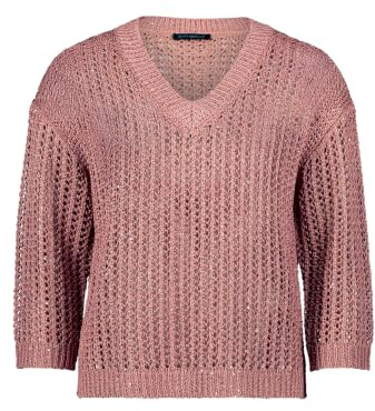Betty Barclay Damen Lochstrick-Pullover mit Pailletten