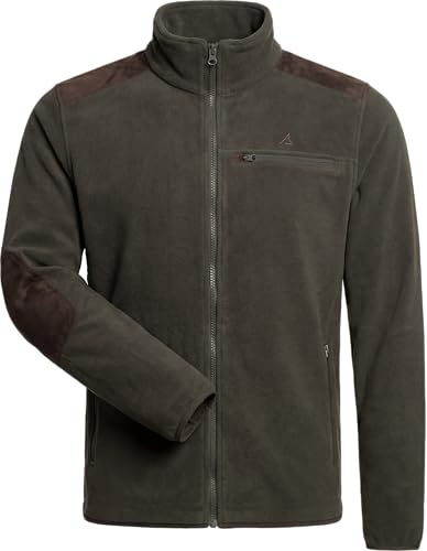 ACE Schakal Jäger-Fleecejacke für Herren - Outdoor-Jacke aus Fleece für Männer - Übergangsjacke mit drei Taschen & Gummizug