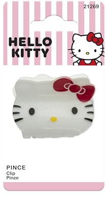 HELLO KITTY - Pince Cheveux - Coiffure Petites Filles - Produit Officiel Sanrio