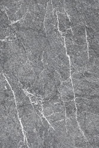 Pannello decorativo effetto marmo gres porcellanato set 6 pz 4,3 mt2 rivestimento murale PVC in UV 120 x 60 Marmo Grigio