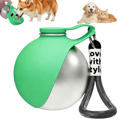 285 ml Borraccia per cani, Bottiglia Portatile Per Cani, Borraccia Portatile per Animale, Bottiglia di Viaggio Cane, B0rraccia Cane, Acqua p0rtatile Del c-ane Bottiglia, per Viaggi, Escursionismo
