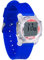 WobL + Smallest Vibrating Waterproof Reminder Watch (Blue Band/Transparent Case)