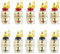 WMYCONGCONG 10 PCS 4mm Banana Plug Socket Connector Binding Post for Amplifier Speaker Terminal In-Wall Plate