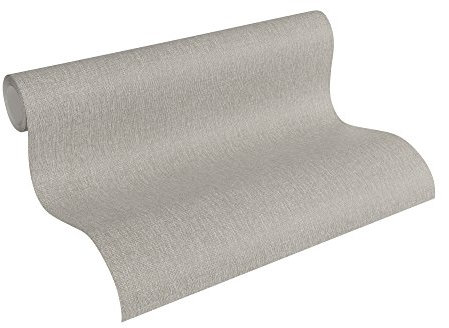 A.S. Création Vliestapete Hygge Tapete Uni 10,05 m x 0,53 m braun creme Made in Germany 297303 2973-03