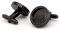 NaturSchatulle Manschettenknöpfe Rohlinge Schwarz I 5 Paar Runde Cabochon Fassungen Hochwertige Accessoires Basteln DIY Schmuckherstellung Nickelfrei