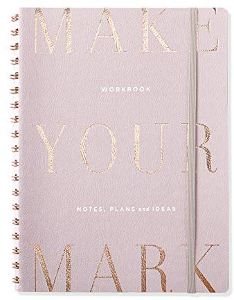 Fringe Arbeitsmappe aus veganem Leder, 192 Seiten, 19 x 24 cm, Mauve (199007)