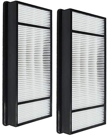Pureburg 2-Pack Replacement Filter 2 HEPA for Honeywell HRF-H1 HRF-H2 H Type Fits Air Purifier Model HPA050, HPA150, HPA060, HPA160, HHT055 and HHT155