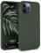 MyGadget Cover per iPhone 12 | 12 Pro - Custodia Protettiva in Silicone Morbido Case TPU Flessibile - Protezione Antiurto & Antigraffio Verde Oliva