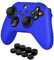 TNP Hülle für Xbox Series X/S Controller, Xbox Series S/X Controller Case, Schutzhülle aus weiches rutschfestes Silikon Skin, Anti-Rutsche Griffe, Spielenzubehör, mit 8X Daumengriffkappen, Blau