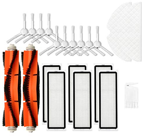 LICHIFIT Wischtuch Roller Bürste Seitenbürste Hepa Filter für Dreame F9 Roboter Staubsauger Ersatz Reinigungszubehör Kits