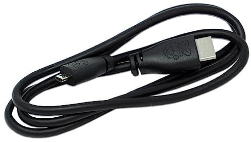 Raspberry Pi Micro HDMI Kabel (1m, Schwarz)