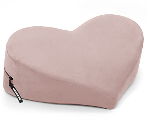 Liberator Heart Wedge Sinnliches Lagerungskissen - Microvelvet Rose 14088
