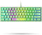 LexonElec K61 Grün Gaming Tastatur 60% Mini Pc RGB Beleuchtung - UK Layout QWERTY Aesthetic Keyboard - Mechanische Fühlen Ergonomie - Anti-Ghosting Double Shot Tastenkappen - Für Laptop Computer