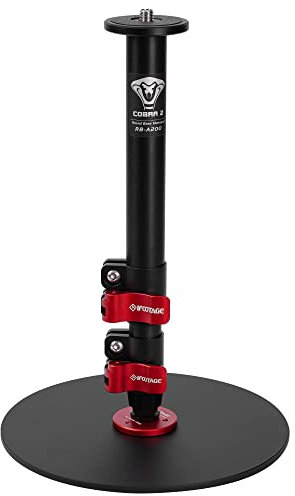 IFOOTAGE Cobra RB-A200 Monopod, Professional Table Top Monopod with Round Base, Aluminum Video Monopods Compatible for DSLR Cameras and Camcorders, Vlogging