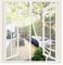 Risareyi Zanzariera Magnetica Finestra 60x100cm, Bianco - Zanzariere Magnetiche per Porte Finestre Scorrevole con Calamita Anti Zanzare Insetti, Chiusura Automatica, con Nastro Adesivo