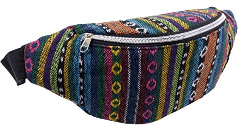 Asita Bauchtasche/Bauchtasche im Ethno-Stil, mehrfarbig, mehrfarbig, Einheitsgröße