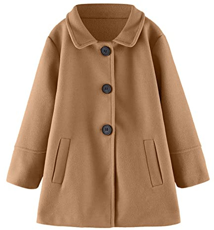 KCDING Veste Polaire Enfant Avec Capuche,Gilet Orange Gilet De Sauvetage Bebe Gilet Porte Bebe Manteau Pour Bébé Fille Brassieres De Laine Combipilote Garçon Hiver