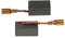 vhbw 2x balais de charbon 13 x 6,5 x 8 mm compatible avec Bosch GOP 250 CE, GOP 30-28 outil électrique, meuleuse d'angle, outil multifonction