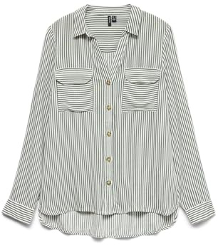 VERO Moda Women's Vmbumpy L/S Shirt New Noos Blouse (Pack of 1)