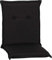 NYVI Niedriglehner Auflagen Piemont 6er Set - 98x46x8 cm Anthrazit - Extra Starker 8cm Sitzpolster - Gartenmöbel Auflagen mit Halteband & Bindebändern