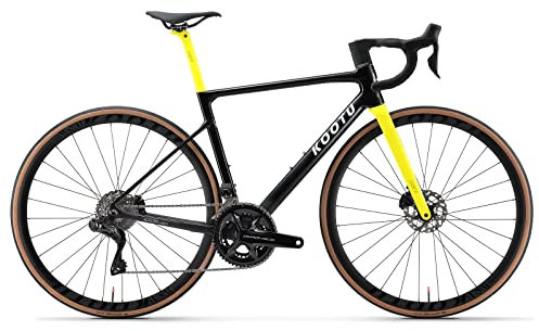 KOOTU Carbon Rennrad, Falcon9.0 700C Ultraleicht Scheibenbremse Rennräder mit Shimano Di2 9270 24 Gänge T1000 Voll Carbon Rahmen & Gabel & Laufradsatz Fahrrad für Unisex