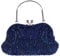 Egurs Abendtasche Damen Elegant Handtasche Vintage Perlen Pailletten Clutch Handtasche Schultertasche Abschlussball Taschen Brauttasche Hochzeit Braut Party Zubehör Dunkelblau