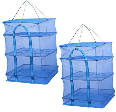 BESPORTBLE 2piezas Redes De Secado Plegables Multiusos para Colgar Rejillas para Secar Diseño De Alta Capacidad y Estabilidad