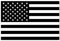 GEEKBEAR Auto-Magnet mit amerikanischer Flagge (1, schwarz und weiß)
