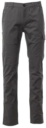 Pantaloni da Lavoro Elasticizzati Estivi (L, Smoke)