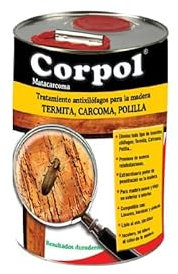 Peyca Corpol 750ml - Protector de Madera y Mata carcoma, Tratamiento Anti Polilla con permetrina