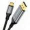 USB C to DisplayPort Cable 2.1 (16K@30Hz, 8K@60Hz/120Hz, 4K@240Hz), 1080P@360Hz, USB Type C Thunderbolt 4/3 to DisplayPort Cable, for Iphone 15/15 pro, MacBook Air/Pro, iPad Pro, iMac, XPS, etc(2m)