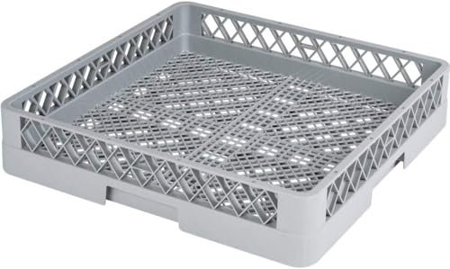 Morleos Spülkorb 50x50x10 cm (Besteckspülkorb) | Geschirrkorb Spülmaschine Besteckkorb Abtropfkorb Abtropfgestell | Teller (grobmaschig) | Besteck (feinmaschig) | Gläser (grobmaschig)