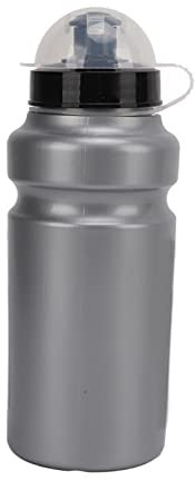 HERCHR 500ML Sports Bottle, 17 oz Biking Water Cup Flask 19cm/7.5in Bicycle Mtb Road Mountain Bike Jug Squeeze Water Sports Bottle for Outdoors/Gym/Cycling/Running/Travel/School (Gray)