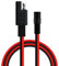 HuaLiSiJi SAE auf DC 5,5x2,1mm SAE auf DC Buchse Kabel Batterie Ladekabel 14AWG, für Solarpanels, Autos, Motorräder (60cm DC Buchse)