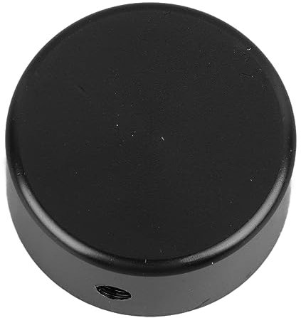 Gitarren-Effektpedalaufsatz, Hochwertige Aluminiumkappen für Fußschalter, Stilvolles Design für Besseren Halt und Kontrolle, Ersatzteile für Musiker (BLACK)