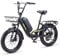 VOZCVOX E Bike Herren Damen Pedelec Elektrofahrrad mit 20 Zoll Fat Tire,Ebike 48V15Ah Akku bis 60KM,7 Gang,Vorderer Korb