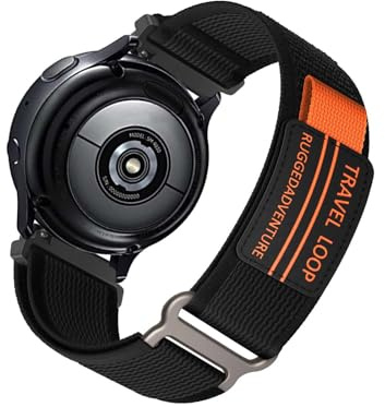 Nailon Correa para Samsung Gear Sport/Gear S2 Classic Correa, Suave Elástico Trenzado Nylon Banda con Ajustables Transpirable Pulsera Compatible con Samsung Gear Sport/Gear S2 Classic Correa (5)