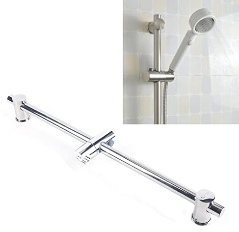 Duschheber Verstellbar Duschstange Brausestange Wandstange Duschlifter Dusch Stange & top Slider Ohne Bohren Brausehalter 25,98 Zoll 304