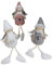 Aspinaworld Deko Stoff Engel als Kantensitzer im 3er Set 21 cm, Wohnzimmer Deko, Engelfigur