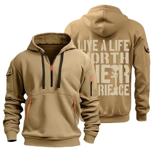 Black Friday Angebote 2024 Ab Wann Sweatshirt Herren Ohne Kapuze Bequeme Pullover Herren Schwarz Weiß Hoodie Herren Mit Print Casual Größe Sweatshirt Mint Herren(2-Khaki,M)