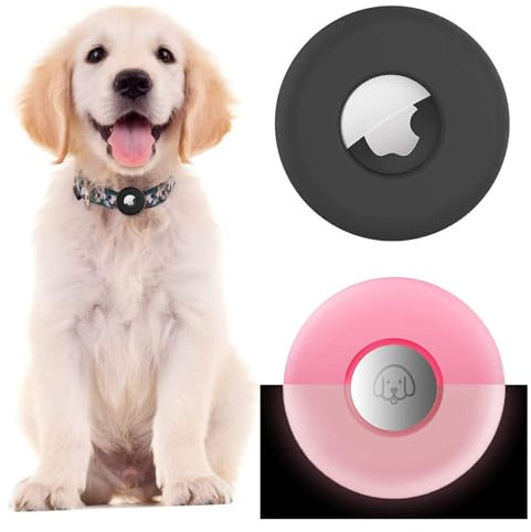 Supporto in silicone per collare per cani Airtag, custodia leggera e impermeabile per Airtag cane/gatto accessori 2021