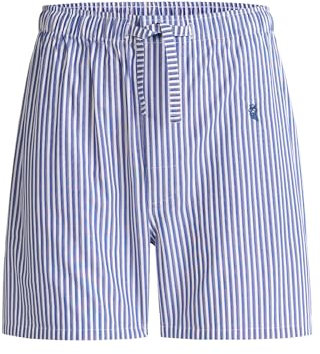 El Búho Nocturno Bas Pyjama Homme Court Popeline à Carreaux Pantalon Pyjama Homme, 100% Coton, Gris 8547, XL