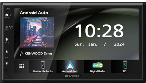 Kenwood DMX6523DABS | 2-DIN Autoradio mit DAB+ / Apple CarPlay, Android Auto