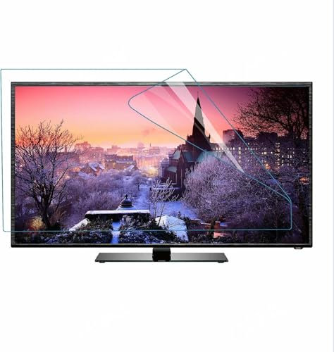 BTOIASYHF 39-42 Inch Anti Blue Light TV Screen Protector, Anti Reflective Film, Relieves Eye Fatigue, Suitable For LCD, HDTV, Monitor And Screen, Matte-42in (930x525) Mm
