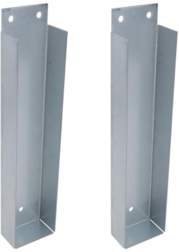 Gravel Board Clip 50mm x 225mm Fence Panel Holder Mounting Bracket 2PK