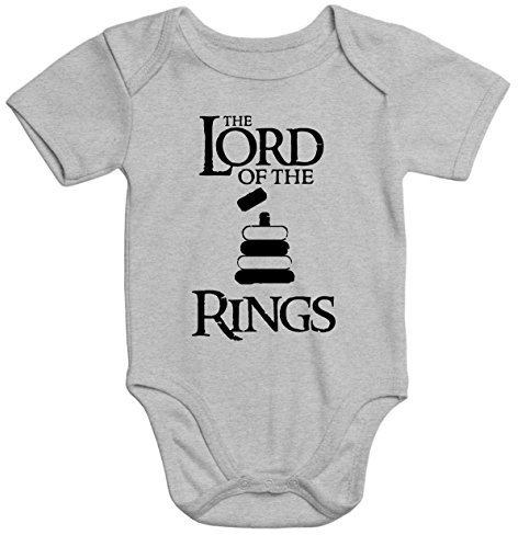 MoonWorks Baby Body The Lord of The Rings Kurzarm Bio-Baumwolle Aufdruck