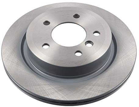 febi bilstein 43877 Brake Disc Set (2 Brake Disc) rear, internally ventilated, No. of Holes 5