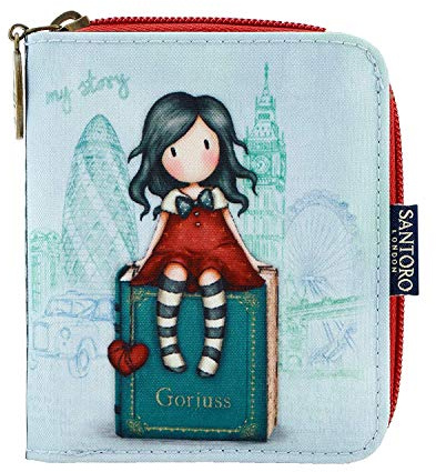 Gorjuss 483gj15 Münzbörse, 12 cm, Blau (Azul)